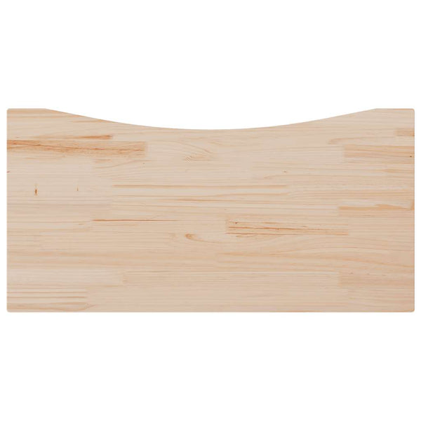 Massivholz Schreibtischplatte Kiefer 100x50 cm
