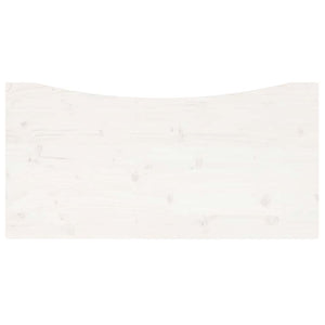 Schreibtischplatte Weiß Kiefer 110x55 cm