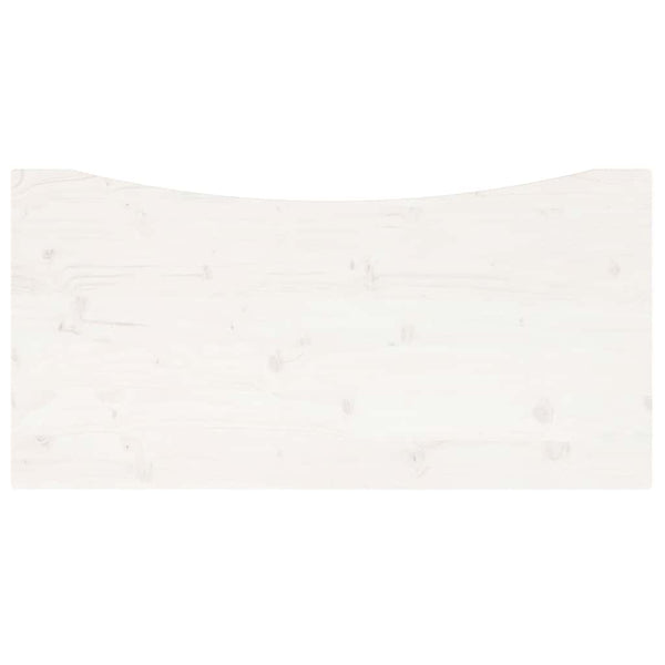 Schreibtischplatte Weiß Kiefer 110x55 cm