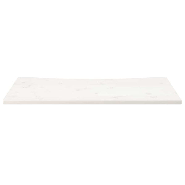 Schreibtischplatte Weiß 110x60 cm Kiefer Massivholz