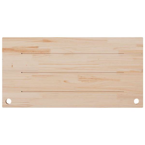 Massivholz Schreibtischplatte Kiefer 110x55 cm