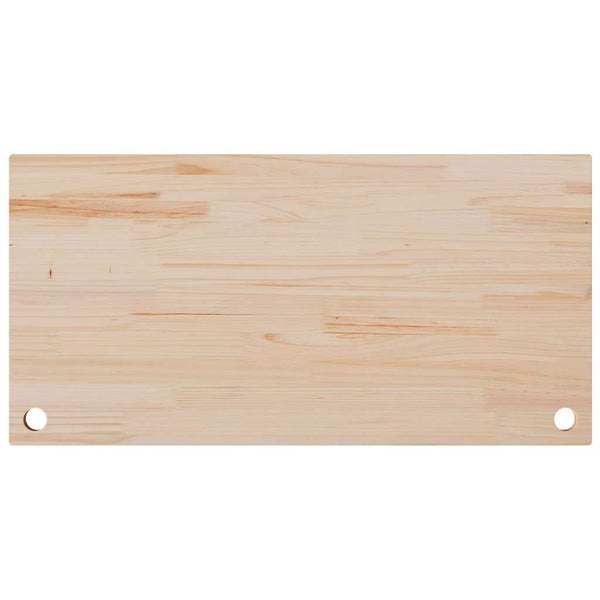 Massivholz Schreibtischplatte Kiefer 110x55 cm