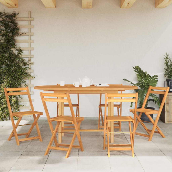 Ausziehbarer Gartentisch Teakholz 110-160 cm