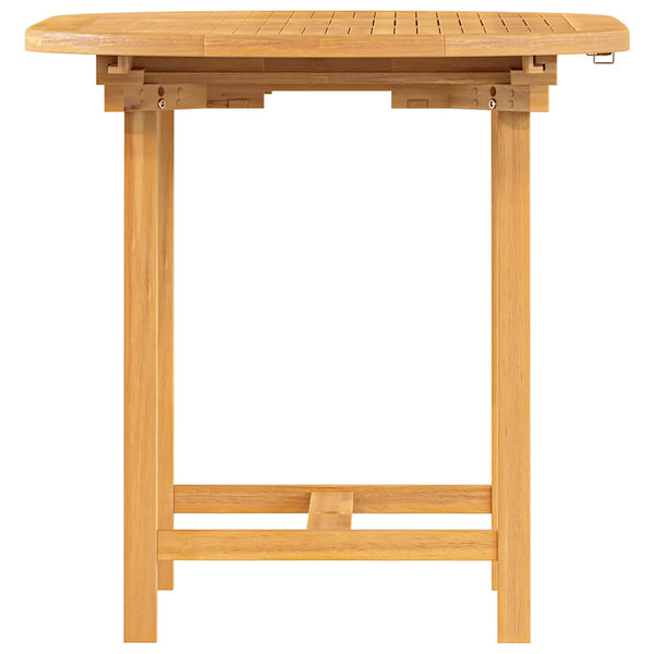 Ausziehbarer Gartentisch Teakholz 110-160 cm