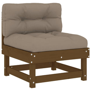 Mittelsofa Honigbraun Kiefer Massivholz