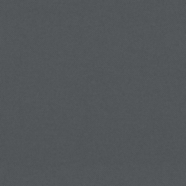 Schwarzes Mittelsofa Kiefer Massivholz mit Kissen