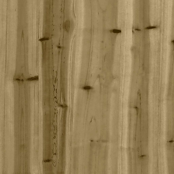 Mittelsofa Kiefernholz mit Kissen