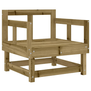 Gartenstühle mit Kissen, 2er Set, Kiefernholz