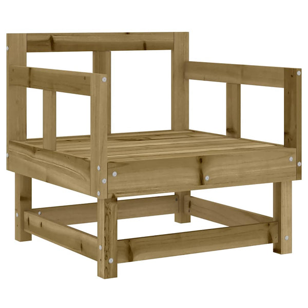 Gartenstühle mit Kissen, 2er Set, Kiefernholz