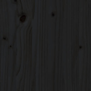 Canapés d'angle vidaXL avec coussins 2 pcs Noir Bois de pin massif