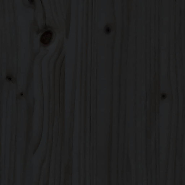 Canapés d'angle vidaXL avec coussins 2 pcs Noir Bois de pin massif