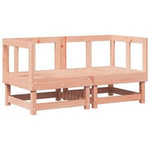 Ecksofas Douglasie Massivholz mit Kissen, 2er-Set
