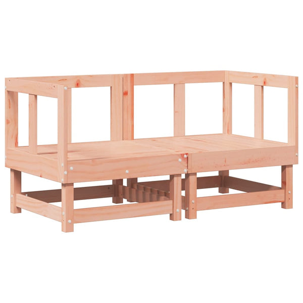 Ecksofas Douglasie Massivholz mit Kissen, 2er-Set