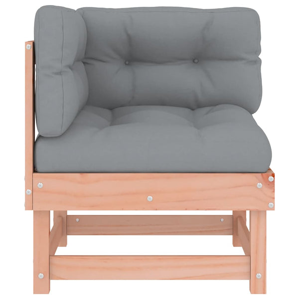 Ecksofas Douglasie Massivholz mit Kissen, 2er-Set