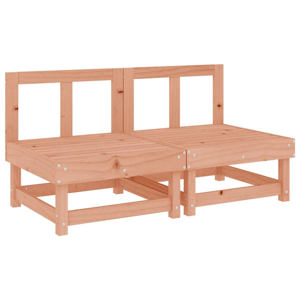 Douglasie Mittelsofas mit Kissen, 2er Set