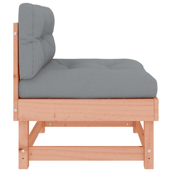Douglasie Mittelsofas mit Kissen, 2er Set
