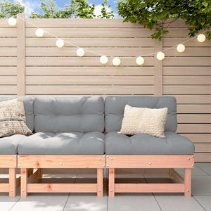 Douglasie Mittelsofas mit Kissen, 2er Set