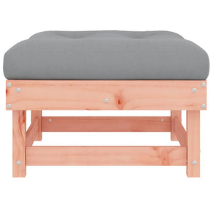 Gartenhocker mit Kissen, 2er Set Douglasie