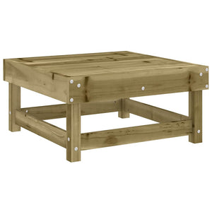 Gartenhocker mit Kissen, 2er Set