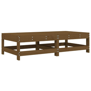 Gartenhocker mit Kissen, 2er Set