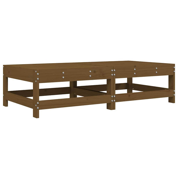 Gartenhocker mit Kissen, 2er Set
