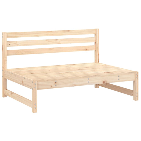 Gartensofa Mittelteil 120x80 cm Kiefer Massivholz
