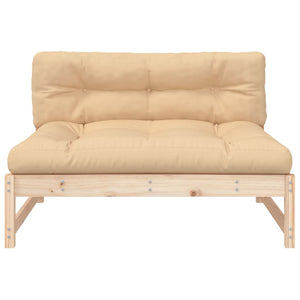 Gartensofa Mittelteil 120x80 cm Kiefer Massivholz