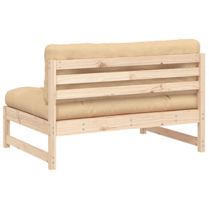 Gartensofa Mittelteil 120x80 cm Kiefer Massivholz