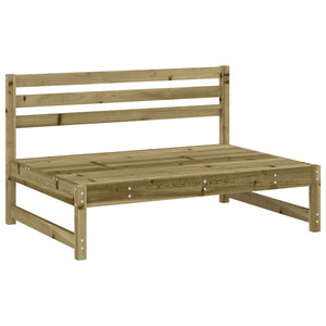 vidaXL Middle Sofa 120x80 cm Impregnated Pinewood
