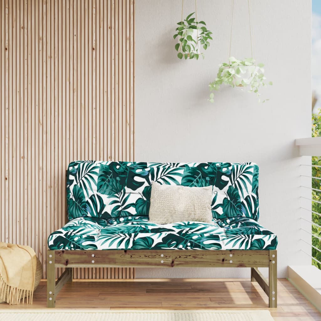 vidaXL Middle Sofa 120x80 cm Impregnated Pinewood