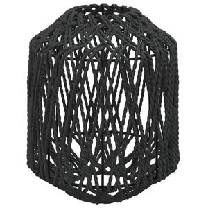 Schwarzer Lampenschirm Ø23x28 cm