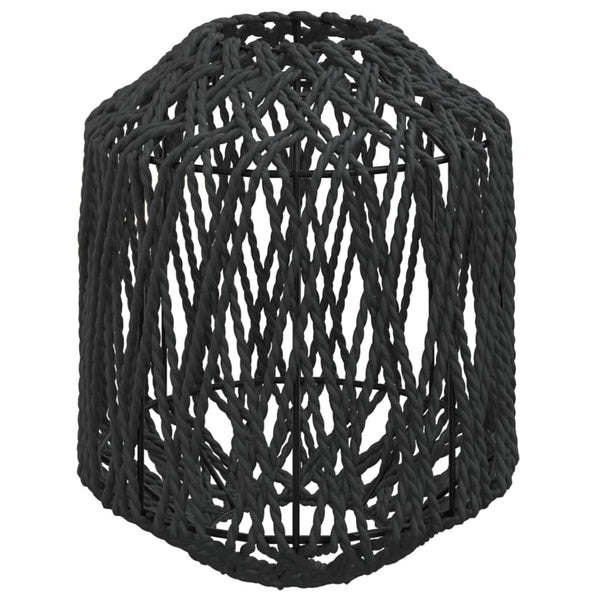 Schwarzer Lampenschirm Ø23x28 cm