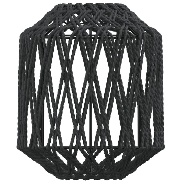 Schwarzer Lampenschirm Ø23x28 cm