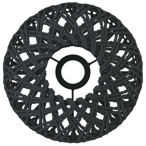 Schwarzer Lampenschirm Ø23x28 cm