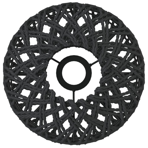 Schwarzer Lampenschirm Ø23x28 cm
