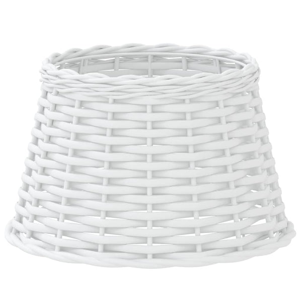 Lampenschirm Weiß Korbweide Ø38cm
