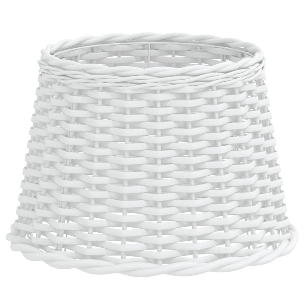 Weißer Lampenschirm Korbweide Ø40cm