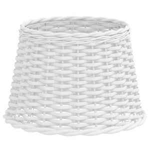 Weißer Lampenschirm Korbweide Ø40cm