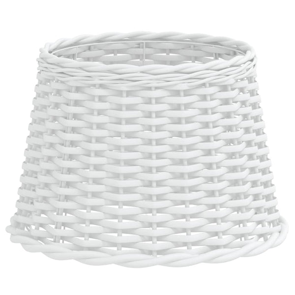 Weißer Lampenschirm Korbweide Ø40cm