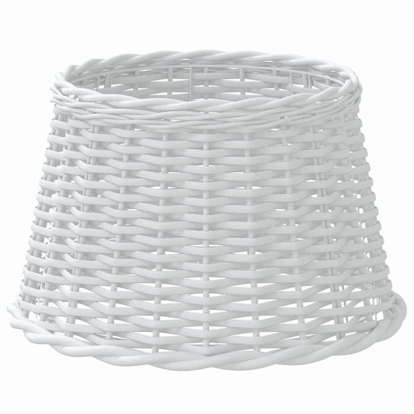 Lampenschirm Weiß Ø45cm Korbweide