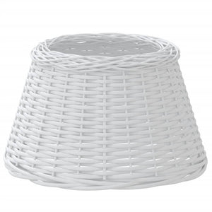 Weißer Lampenschirm Korbweide Ø50cm