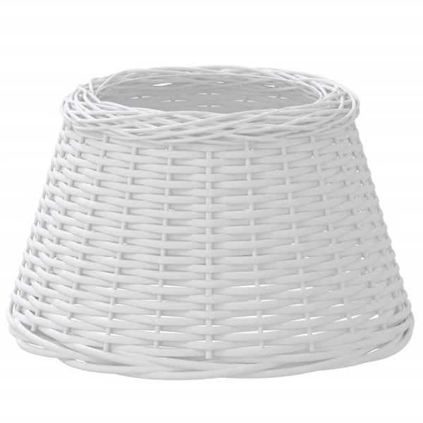 Weißer Lampenschirm Korbweide Ø50cm