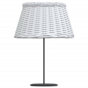 Weißer Lampenschirm Korbweide Ø50cm