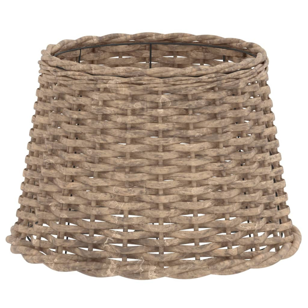 Lampenschirm Braun Korbweide Ø40 cm