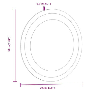 LED Badspiegel Rund - 30 cm