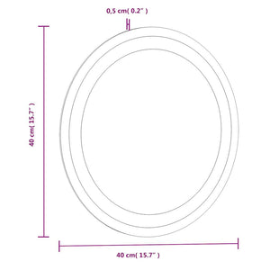 LED Badspiegel Rund 40cm