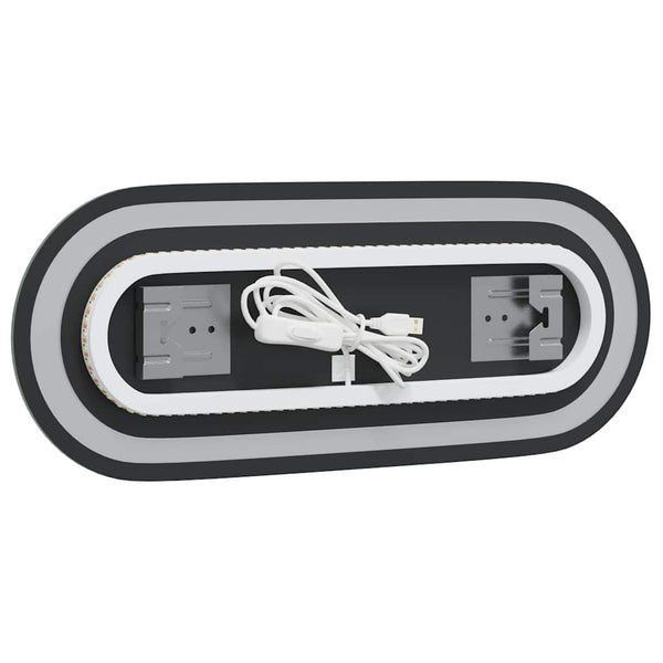 LED Badspiegel Oval 50x20 cm