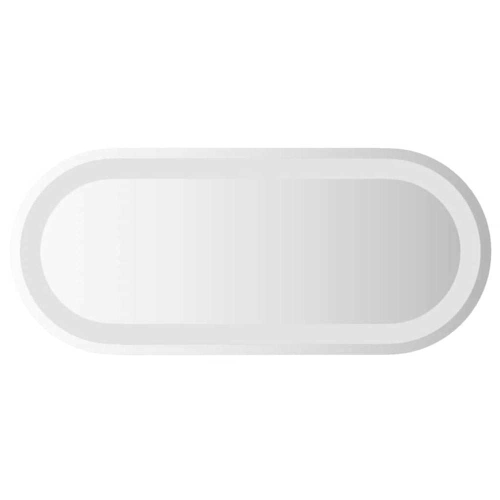 LED Badspiegel Oval 60x25 cm