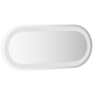 LED Badspiegel Oval 60x25 cm