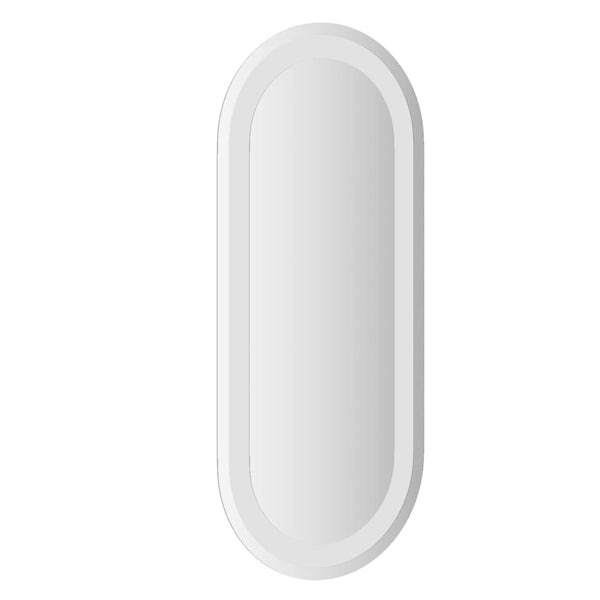 LED Badspiegel Oval 60x25 cm